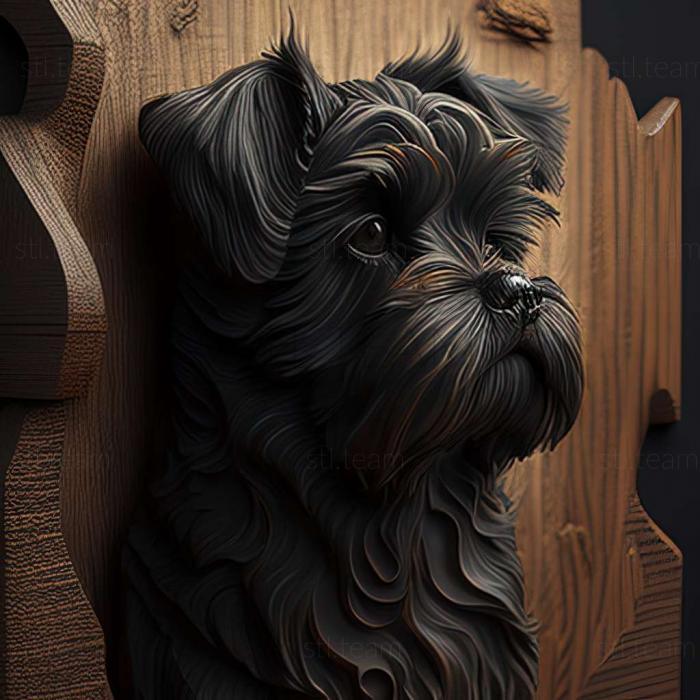 3D model Affenpinscher dog (STL)